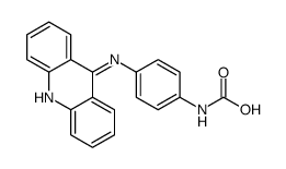 [4-(acridin-9-ylamino)phenyl]carbamic acid结构式