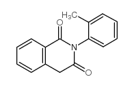 2-邻甲苯-4H-异喹啉-1,3-二酮结构式