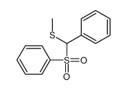 [benzenesulfonyl(methylsulfanyl)methyl]benzene Structure