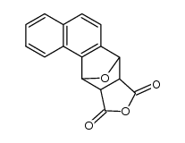 1,4-epoxy-1,2,3,4-tetrahydro-2,3-phenanthrenedicarboxylic anhydride结构式