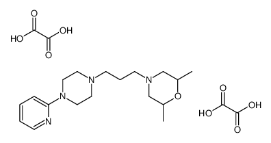 2,6-dimethyl-4-[3-(4-pyridin-2-ylpiperazin-1-yl)propyl]morpholine,oxalic acid结构式