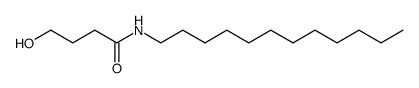 4-hydroxy-butyric acid dodecylamide Structure