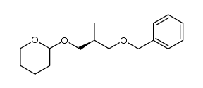 (2R,S)-((2S)-3-benzyloxy-2-methylpropoxy)tetrahydropyran Structure