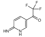 1-(6-aminopyridin-3-yl)-2,2,2-trifluoroethanone结构式