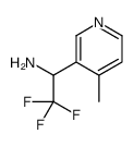 2,2,2-trifluoro-1-(4-methylpyridin-3-yl)ethanamine结构式