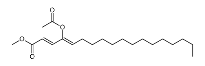 methyl 4-acetyloxyoctadeca-2,4-dienoate Structure