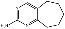 6,7,8,9-Tetrahydro-5H-cyclohepta[d]pyrimidin-2-amine结构式