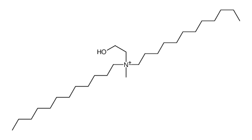 didodecyl-(2-hydroxyethyl)-methylazanium Structure