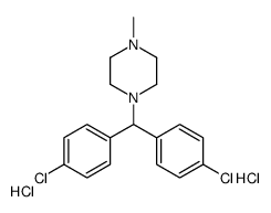 1-[bis(4-chlorophenyl)methyl]-4-methyl-piperazine dihydrochloride Structure