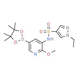 5-(1-Ethyl-1H-pyrazole-4-sulfonamido)-6-methoxypyridine-3-boronic acid pinacol ester图片