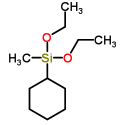 Cyclohexyl(diethoxy)methylsilane Structure