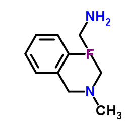 N-(2-Fluorobenzyl)-N-methyl-1,2-ethanediamine Structure