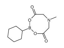 环己基硼酸甲基亚氨基二乙酸酯结构式