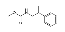(2-phenyl-propyl)carbamic acid methyl ester结构式