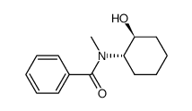 (1S,2S)-trans-2-(N-benzoyl-N-methyl)amino-1-cyclohexanol Structure