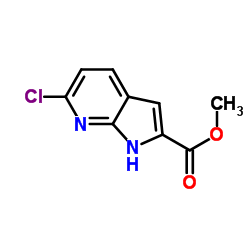 6-氯-1H-吡咯并[2,3-b]吡啶-2-甲酸甲酯图片