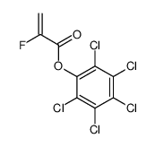 (2,3,4,5,6-pentachlorophenyl) 2-fluoroprop-2-enoate结构式
