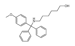 6-[[(4-methoxyphenyl)-diphenylmethyl]amino]hexan-1-ol Structure
