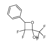 3,3-difluoro-4-phenyl-2-(trifluoromethyl)oxetan-2-ol Structure