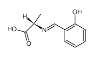 N-salicylidene-L-alanine Structure