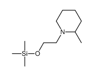 trimethyl-[2-(2-methylpiperidin-1-yl)ethoxy]silane结构式