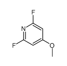 2,6-Difluoro-4-methoxypyridine Structure
