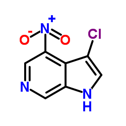 3-Chloro-4-nitro-1H-pyrrolo[2,3-c]pyridine Structure