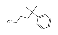 4-Methyl-4-phenyl-1-pentanale结构式