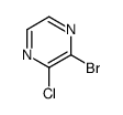 2-溴-3-氯吡嗪结构式