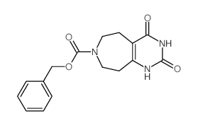 2,4-二氧代-3,4,5,6,8,9-六氢-1H-嘧啶并[4,5-d]氮杂卓-7(2H)-羧酸苄酯结构式