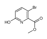 METHYL 3-BROMO-6-HYDROXYPICOLINATE Structure