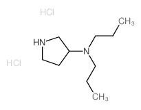 N,N-Dipropyl-3-pyrrolidinamine dihydrochloride Structure