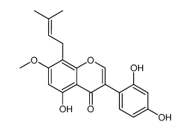 7-O-methyl-2,3-dehydrokievitone结构式