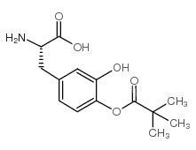 4-o-pivaloyl-3-hydroxy-l-phenylalanine structure