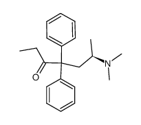 (6R)-6-(dimethylamino)-4,4-diphenylheptan-3-one Structure