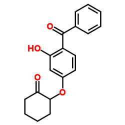 2-(4-Benzoyl-3-hydroxyphenoxy)cyclohexanone结构式