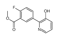 methyl 2-fluoro-5-(3-hydroxypyridin-2-yl)benzoate结构式