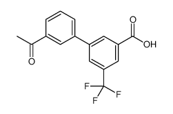 3-(3-acetylphenyl)-5-(trifluoromethyl)benzoic acid结构式