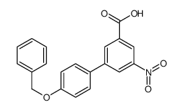3-nitro-5-(4-phenylmethoxyphenyl)benzoic acid Structure