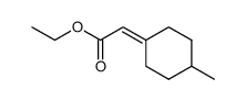 ethyl 4-methylcyclohexylideneacetate结构式