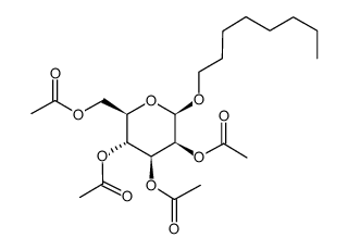 Octyl 2,3,4,6-O-Tetraacetyl-b-D-mannopyranoside Structure