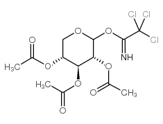 2,3,4-Tri-O-acetyl-beta-D-xylopyranosyl trichloroacetimidate结构式