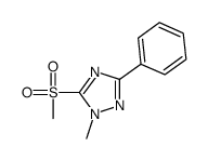 1-methyl-5-methylsulfonyl-3-phenyl-1,2,4-triazole Structure