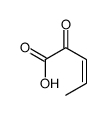 2-oxopent-3-enoic acid Structure