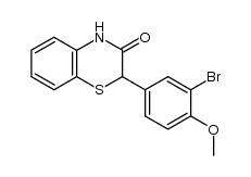 2-(3-bromo-4-methoxyphenyl)-2H-benzo[b][1,4]thiazin-3(4H)-one结构式
