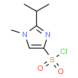 1-Methyl-2-(propan-2-yl)-1H-imidazole-4-sulfonyl chloride Structure