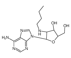 (2R,3R,4R,5R)-5-(6-aminopurin-9-yl)-4-(butylamino)-2-(hydroxymethyl)oxolan-3-ol Structure