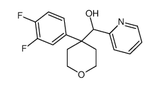 [4-(3,4-difluorophenyl)oxan-4-yl]-pyridin-2-ylmethanol Structure