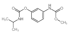 Carbanilic acid,m-hydroxy-, methyl ester, isopropylcarbamate (ester) (8CI) Structure