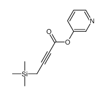 pyridin-3-yl 4-trimethylsilylbut-2-ynoate Structure